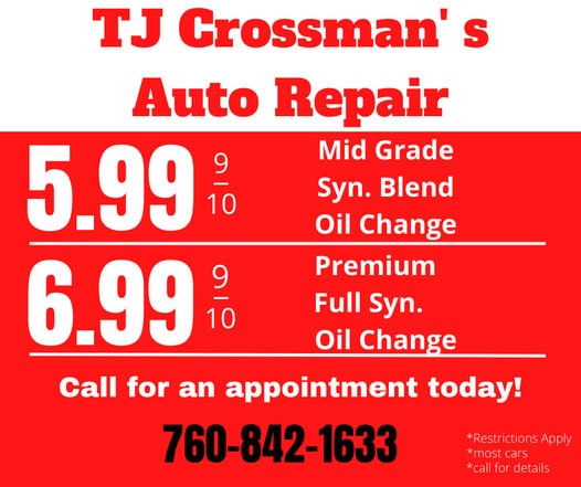 TJ Crossmans 5.99, 6.99 Oil change.400x400.042522