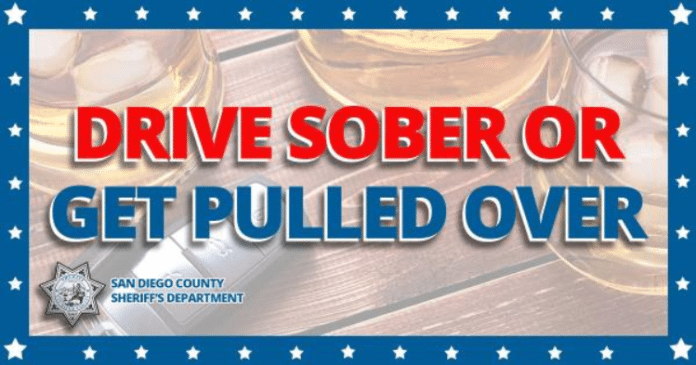 Drive Sober or get pulled over