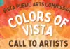 Call to Artists for Colors of Vista Exhibition